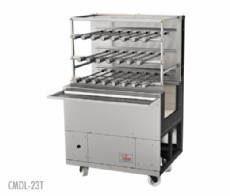 Módulo Rotativo sem coifa, 23 espetos, 3 galerias