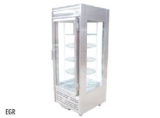 Refrigerated rotating display