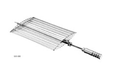 Stainless steel articulated grill