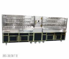 Jumbo Titan 76 espetos, 3 galerias com braseiro