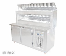 Refrigerated Condiment Prep Counter