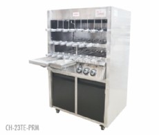 Linha Premium - Churrasqueira Rotativa a Gás, 23 espetos, 3 galerias