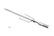 Stainless steel skewer for large ribs